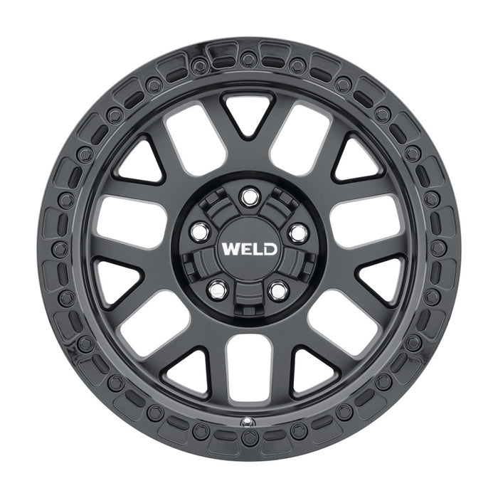 Weld W10479098500 Off-Road W104 17X9.0 Cinch 6X135 6X139.7 ET00 BS5.00 Satin Black Gloss Black 106.1