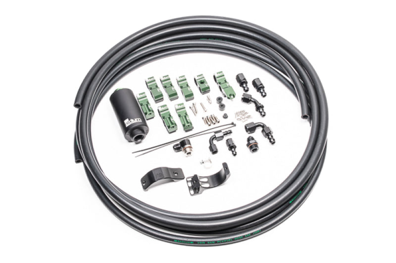 Radium Engineering 20-0703-03 Early Nissan Fuel Hanger Plumbing Kit Stainless Filter