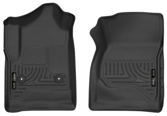 Husky Liners 52741 14-17 Chevrolet Silverado 1500 Standard Cab X-Act Contour Black Front Floor Liners