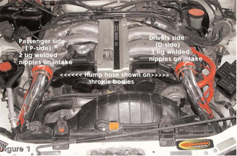 Injen IS1981P 90-96 Pipe Only Intake System 300Z Non Turbo Polished Short RAM Intake