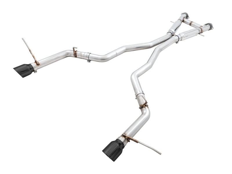AWE Tuning 3020-33051 2020 Jeep Grand Cherokee SRT Track Edition Exhaust - Diamond Black Tips