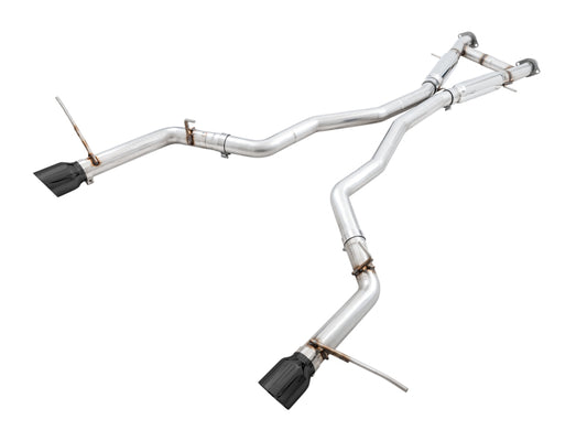 AWE Tuning 3020-33051 2020 Jeep Grand Cherokee SRT Track Edition Exhaust - Diamond Black Tips
