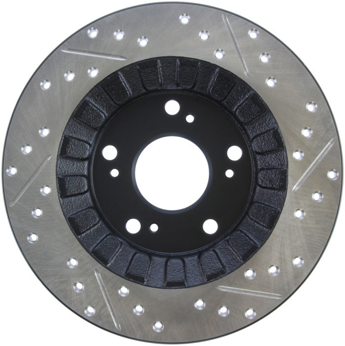 Stoptech 127.40050R StopTech 00-09 S2000 Slotted & Drilled Right Rear Rotor