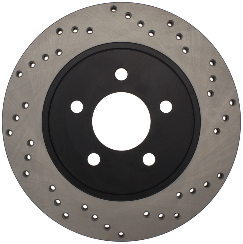 Stoptech 128.61087R StopTech 05-10 Ford Mustang V6/4.0L / GT V8/4.6L Cross Drilled Right Rear Rotor
