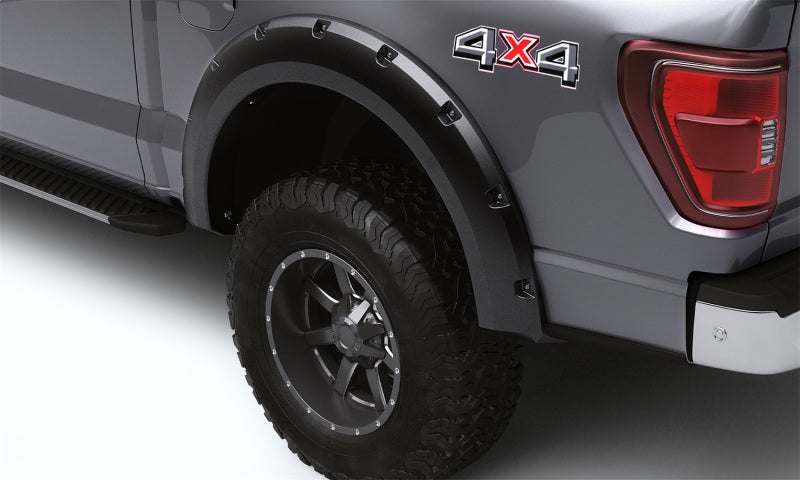 Bushwacker BUS28129-08 17-21 Ford F250 Forge Fender Flares Black 4Pcs