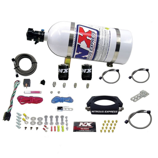 Nitrous Express 20933-10 GM LS 102mm Nitrous Plate Kit (50-400HP) w/10lb Bottle