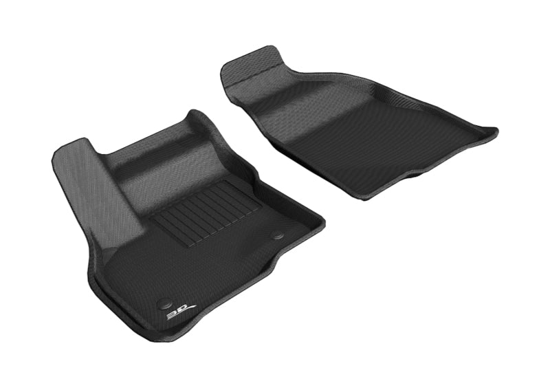 3D MAXpider L1CH08711509 2017-2020 Chevrolet Bolt Ev Kagu 1st Row Floormat - Black