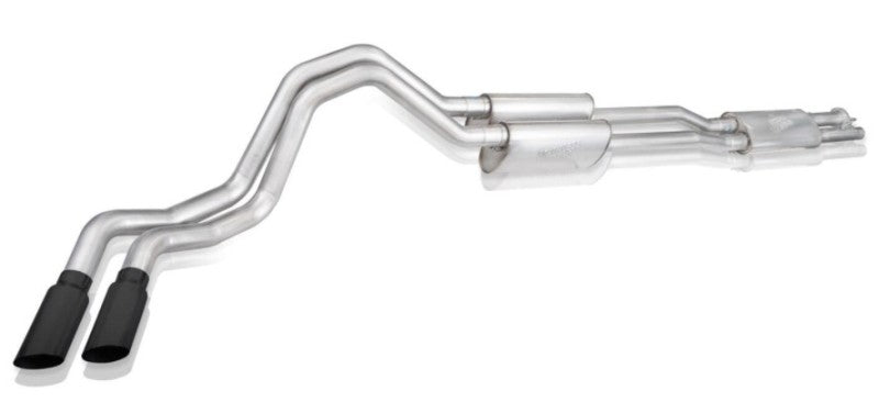 Stainless Works FT220CBR-B 20-21 Ford F-250/F-350 7.3L 304SS Redline Catback w/ 4in Matte Black Tips