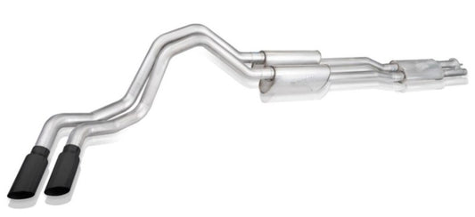 Stainless Works FT220CBR-B 20-21 Ford F-250/F-350 7.3L 304SS Redline Catback w/ 4in Matte Black Tips