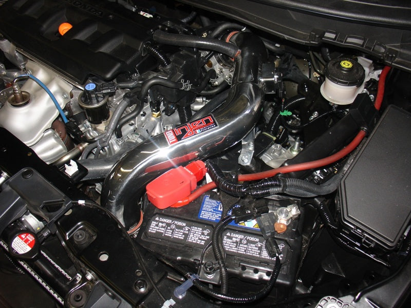 Injen SP1571BLK 12-13 Honda Civic Black Polish Tuned Air Intake w/ MR Tech/Web Nano-Fiber Dry Filter