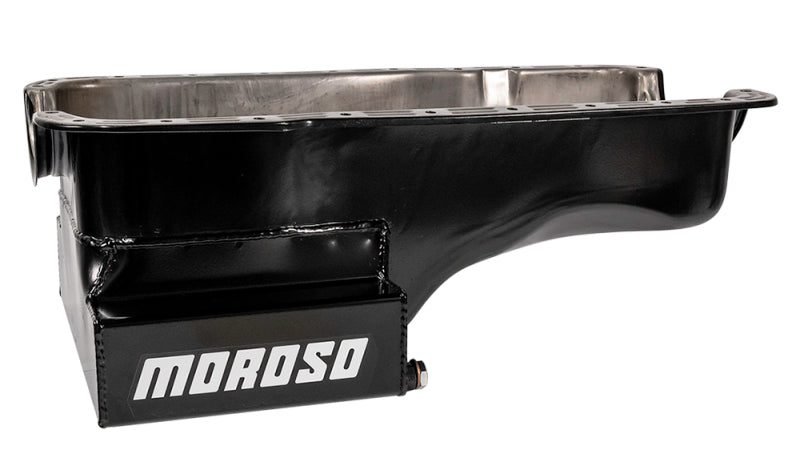 Moroso MOR20507 SBF 351W Front Sump Oil Pan w/Kick-Out- 7qt.