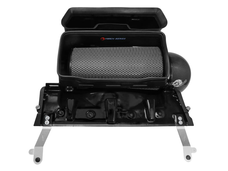 aFe 57-10022K 21-23 RAM 1500 TRX Track Series Carbon Fiber Cold Air Intake System w/ Pro 5R Filter