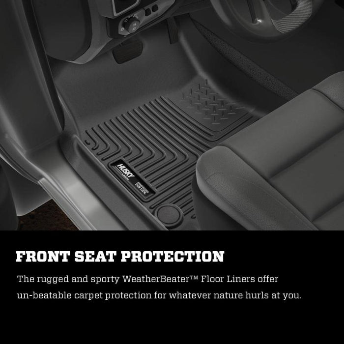 Husky Liners 98033 03-08 Dodge RAM 1500/2500/3500 Quad Cab WeatherBeater Combo Tan Floor Liners