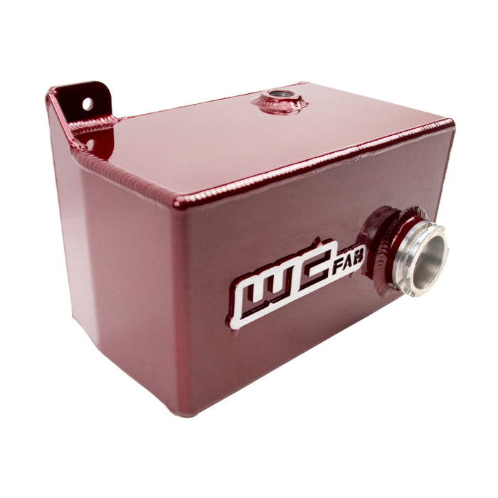 Wehrli WCF100645-RED 01-07 Chevrolet 6.6L LB7/LLY/LBZ Duramax OEM Placement Coolant Tank Kit - WCFab Red