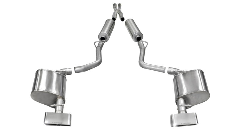 CORSA Performance 14529 Corsa 2011-2014 Dodge Challenger R/T 5.7L V8 Polished Xtreme Cat-Back Exhaust