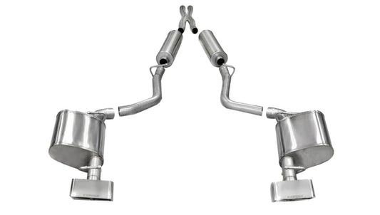 CORSA Performance 14529 Corsa 2011-2014 Dodge Challenger R/T 5.7L V8 Polished Xtreme Cat-Back Exhaust