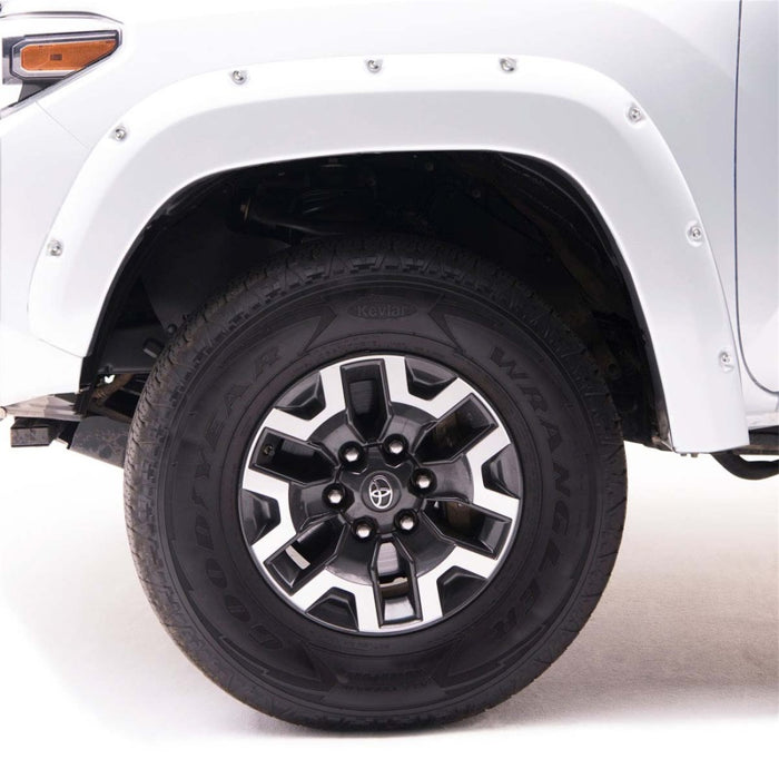 EGR 791574-GAZ 14+ Chev Silverado 6-8ft Bed Bolt-On Look Color Match Fender Flares - Set - Summit White