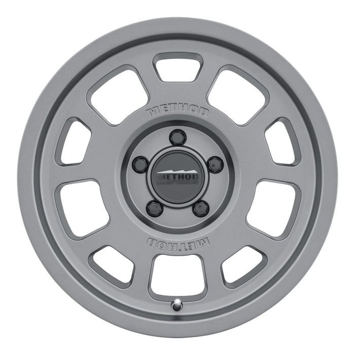Method Wheels MR70589058825 Method MR705 18x9 +25mm Offset 5x150 110.5mm CB Titanium Wheel