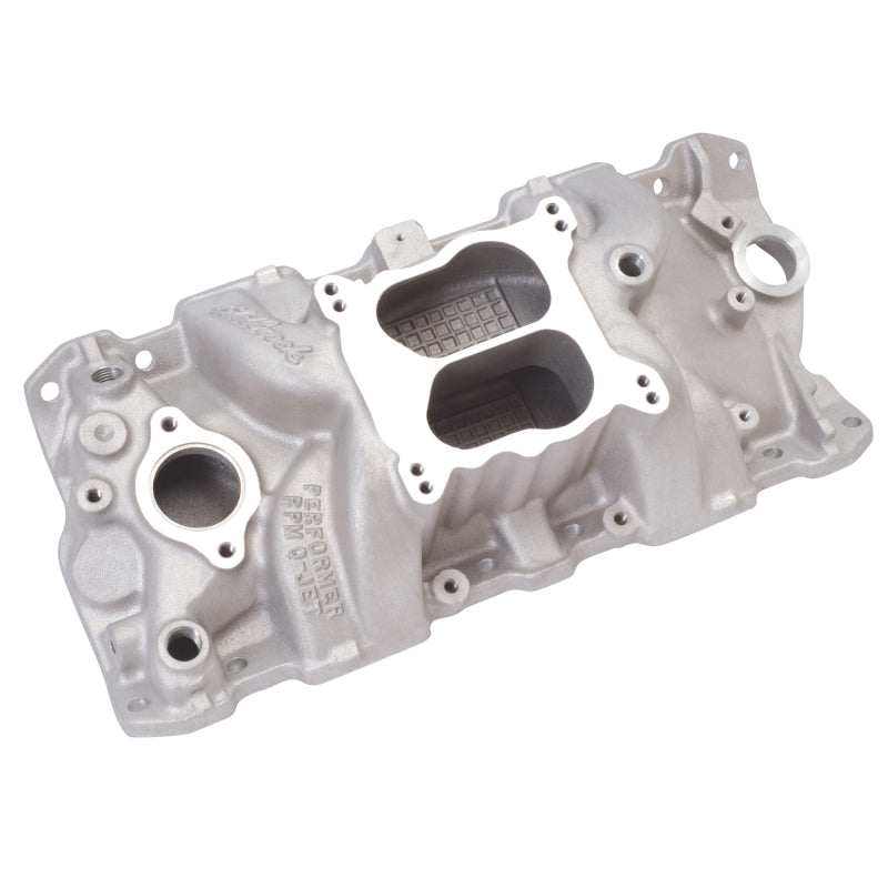 Edelbrock EDE7104 SBC Performer RPM Q-Jet Manifold - 262-400