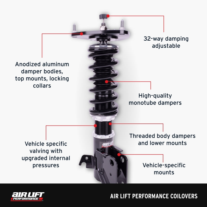 Air Lift 79016 Performance 89-00 Lexus LS400 Coilover Kit