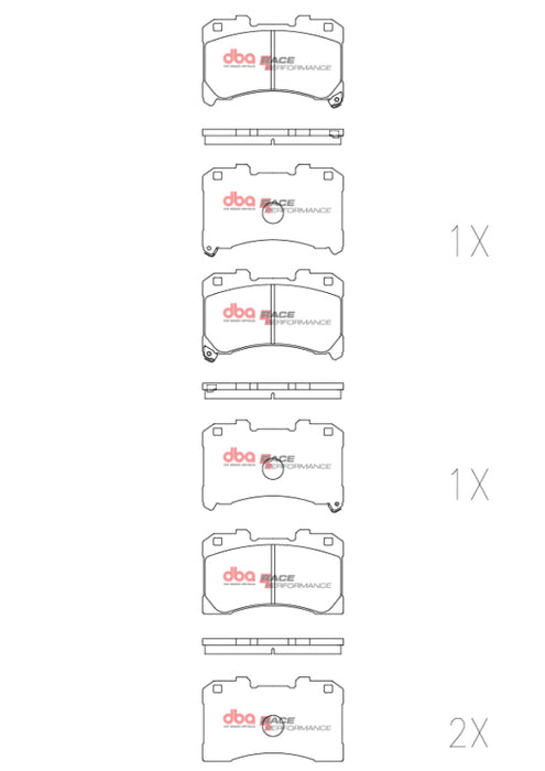 DBA DB15147RP 2022+ Toyota GR Corolla RP Performance Front Brake Pads