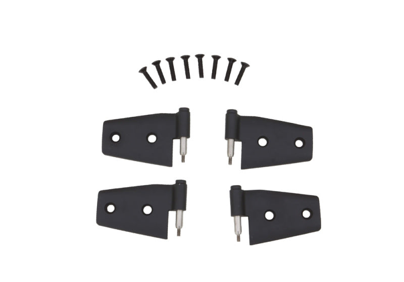 Rampage 87641 2007-2018 Jeep Wrangler(JK) Door Hinges - Black