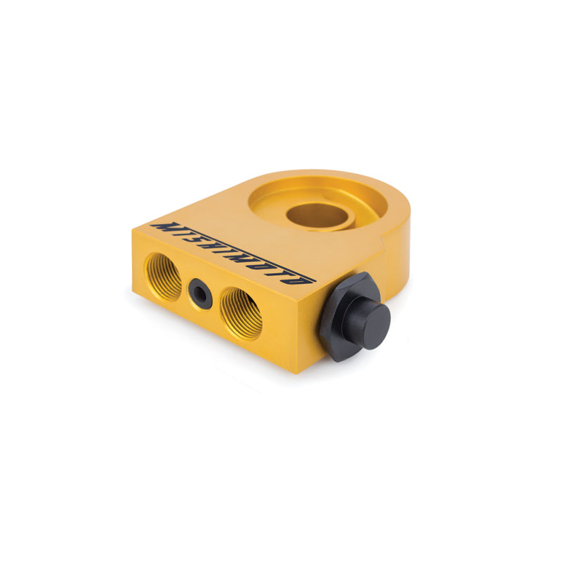 Mishimoto MMOC-U16TBK Universal Thermostatic Oil Cooler Kit 16-Row Black