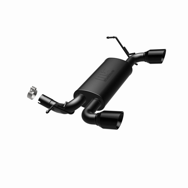 Magnaflow 15160 MagnaFlow 07-17 Jeep Wrangler JK 3.8/3.6L Dual Split Rear Exit Black Axle-Back Exhaust