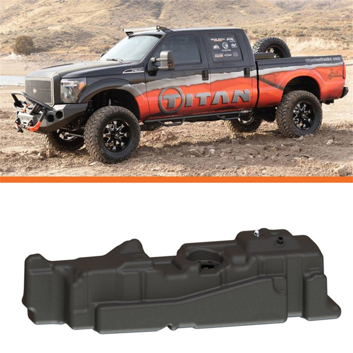 Titan Fuel Tanks 7021211 11-16 Ford F-250/F-350 PowerStroke Crew Cab Short Bed 60 Gallon XXL Mid-Ship Tank