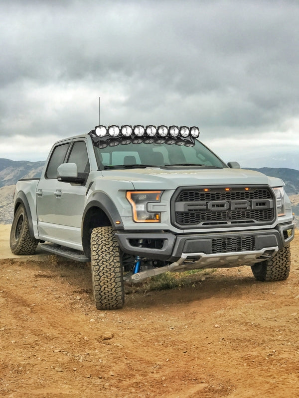 KC HiLiTES 91333 17-18 Ford Raptor 57in. Pro6 Gravity LED 9-Light 180w Combo Beam Overhead Light Bar Sys