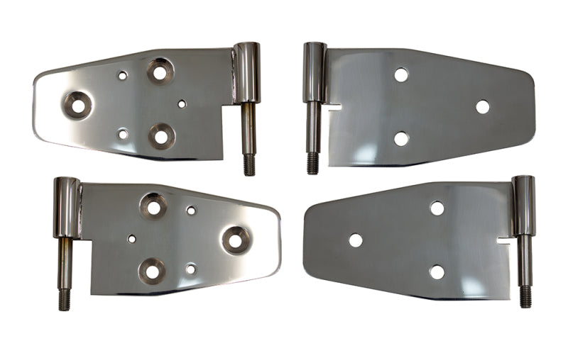 Kentrol 30719 03-06 Jeep Wrangler TJ Door Hinge Set of 4 Pieces Polished