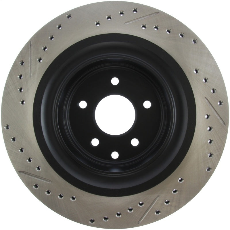 Stoptech 127.42101L StopTech Infiniti G37 / Nissan 370Z SportStop Slotted & Drilled Rear Left Rotor