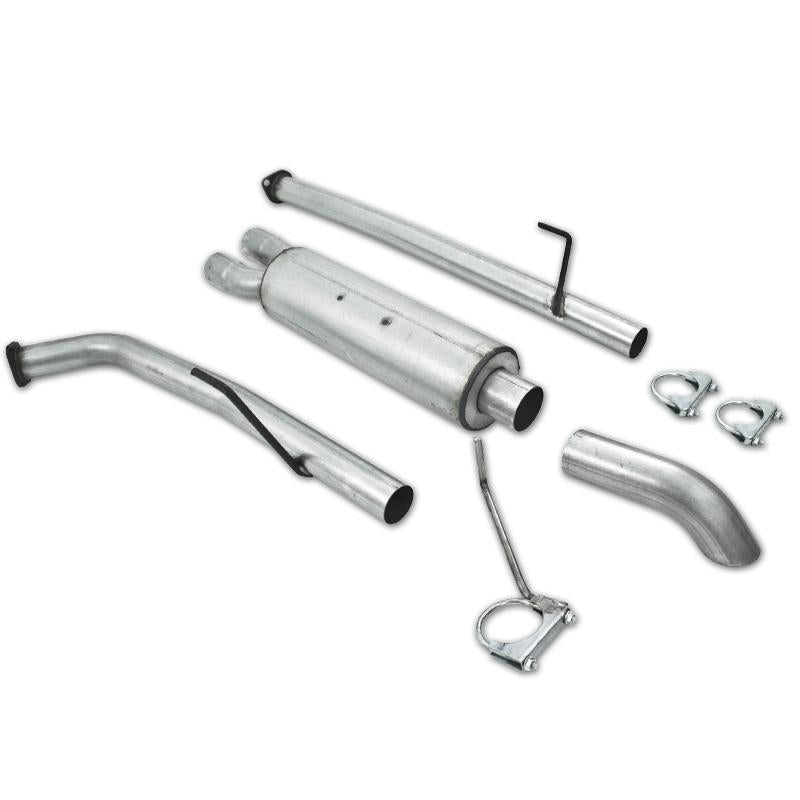 MBRP S5318AL 07-08 Toyota Tundra Cat Back Turn Down Single Side Aluminized Exhaust
