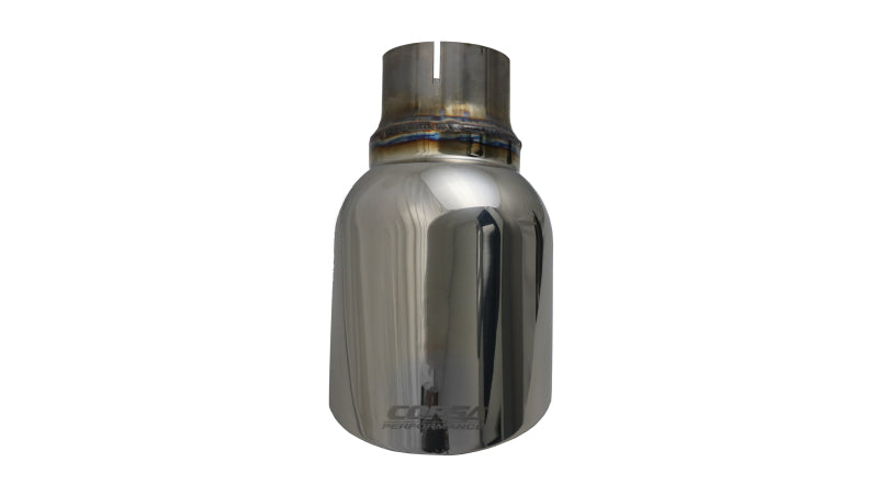 CORSA Performance TK007 Corsa 2011-2024 e Universal 2.5in Inlet / 4.5in Outlet Polished Pro-Series Tip Kit