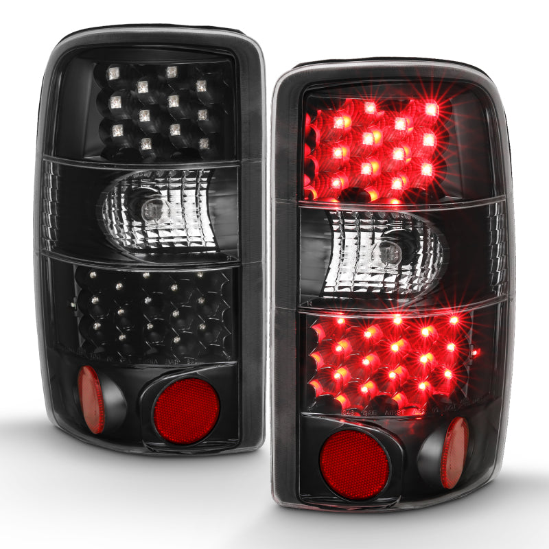 ANZO 311298 2000-2006 Chevrolet Tahoe Led Taillights Black/Clear
