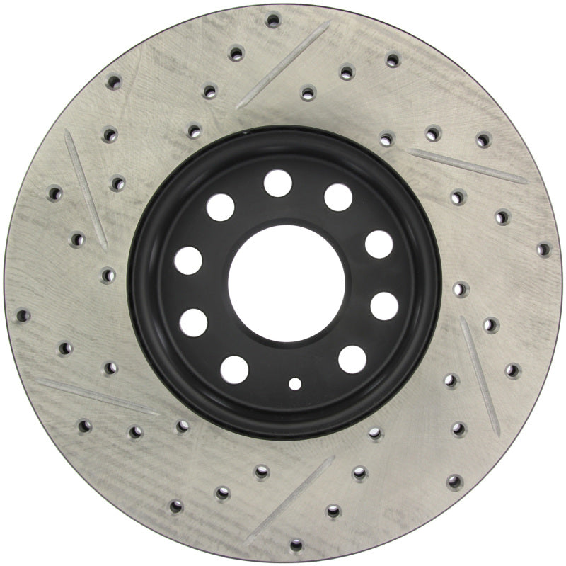 Stoptech 127.33110L StopTech Slotted & Drilled Sport Brake Rotor