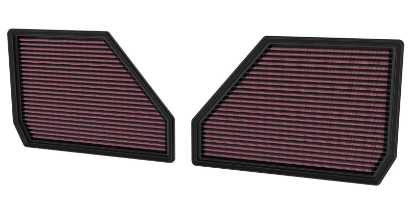 K&N Engineering 33-5144 K&N 25+ BMW X5 M V8-4.4L High-Flow Replacement Air Filter