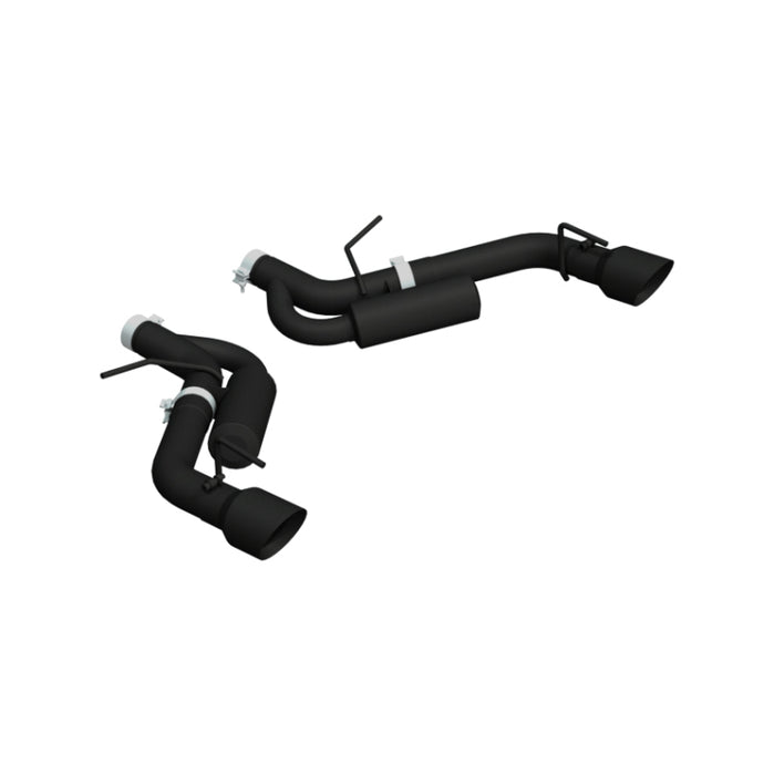 MBRP S7034BLK 16-19 Chevrolet Camaro SS Dual Rear Exit Axle Back w/ 4.5in OD Tips - BLK (Non NPP Models)