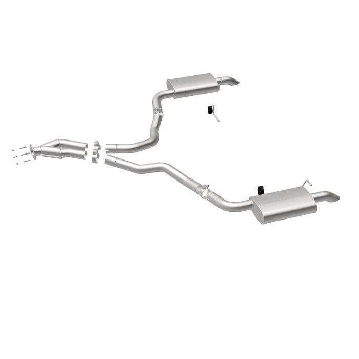 Magnaflow 16710 MagnaFlow 75-79 Chevy Corvette V8 5.7L Dual Split Rear Exit Stainless Cat-Back Perf Exhaust