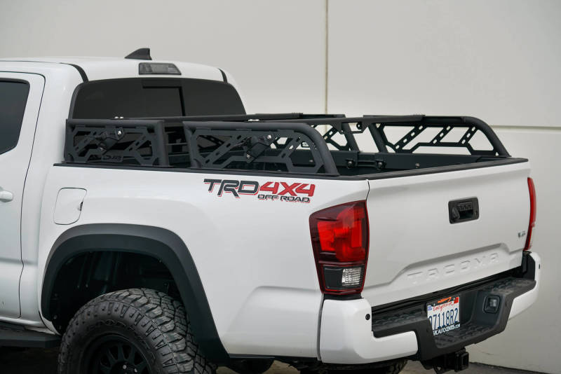 DV8 Offroad RRUN-01 20-22 Jeep Gladiator JT / 05-21 Toyota Tacoma Overland Bed Rack - 2pc. Adjustable
