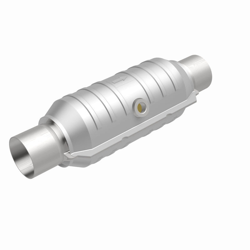 Magnaflow 51355 MagnaFlow Conv Univ 2.25in Inlet/Outlet Center/Center Round 11in Body L x 5.125in W x 15in Overall L