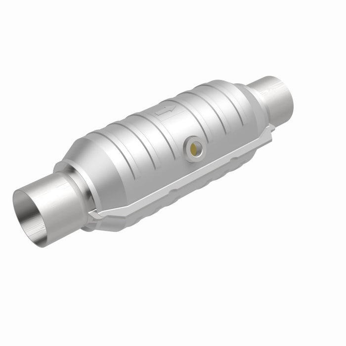 Magnaflow 51355 MagnaFlow Conv Univ 2.25in Inlet/Outlet Center/Center Round 11in Body L x 5.125in W x 15in Overall L