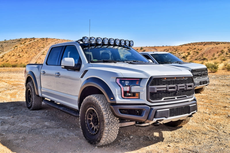 KC HiLiTES 91333 17-18 Ford Raptor 57in. Pro6 Gravity LED 9-Light 180w Combo Beam Overhead Light Bar Sys