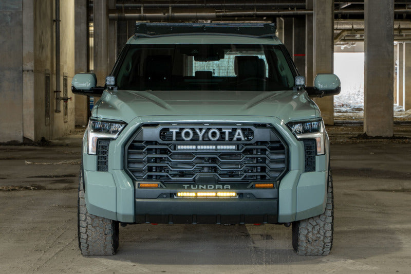 Diode Dynamics DD7413 2022 Toyota Tundra Stealth Bumper Light Bar Kit - Amber Combo