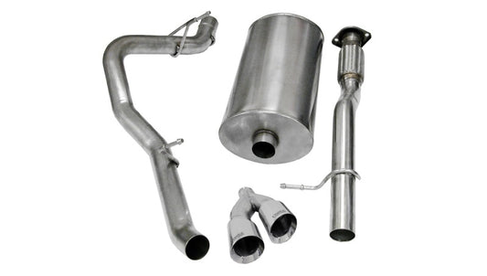 CORSA Performance 14914 Corsa 2009-2013 Chevrolet Suburban 1500 5.3L V8 Polished Sport Cat-Back Exhaust
