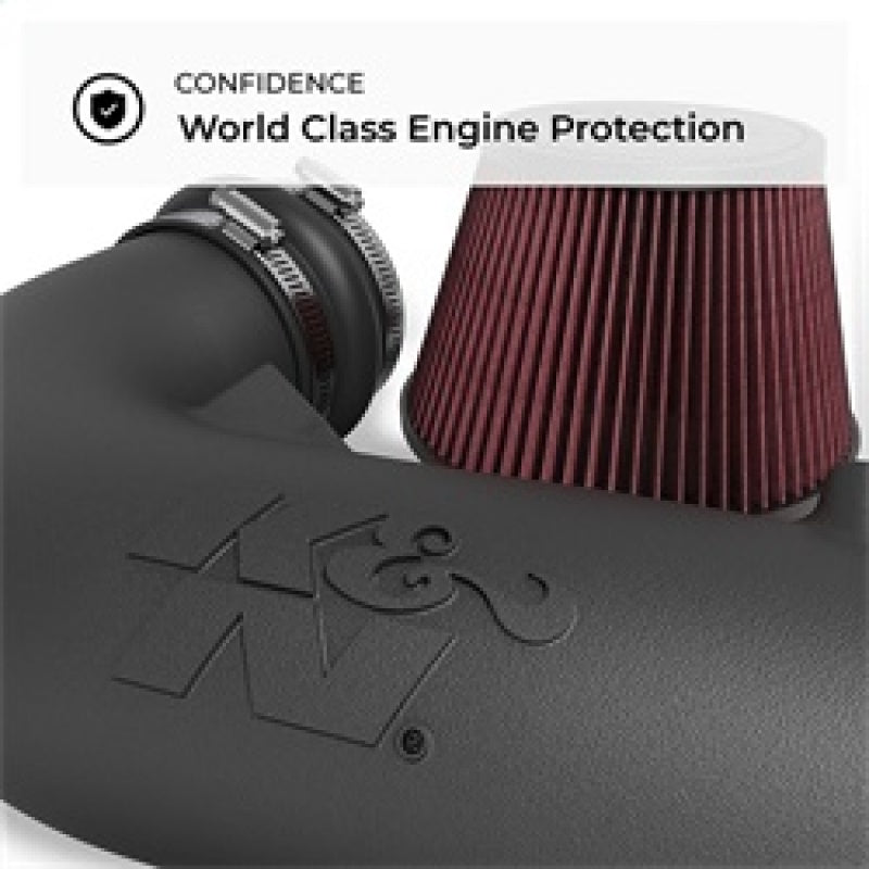 K&N Engineering 63-1585 K&N 19-20 Jeep Cherokee V6-3.2L AirCharger Performance Intake