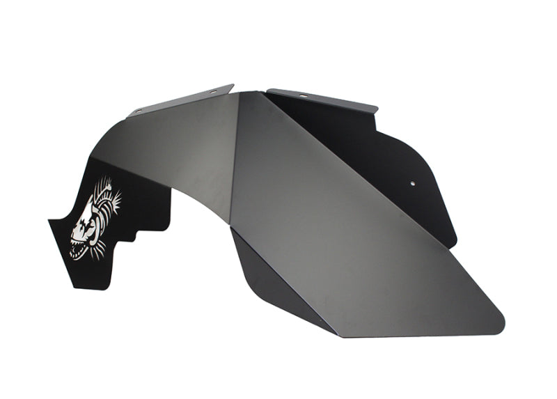 Fishbone Offroad FB33073 07-18 Jeep Wrangler JK Logo Aluminum Inner Fenders - Black Powdercoat