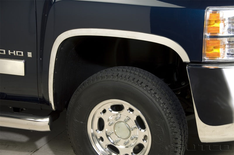 Putco 97296 15-19 Chevy Silverado HD (Does not Fit Dually) Stainless Steel Fender Trim