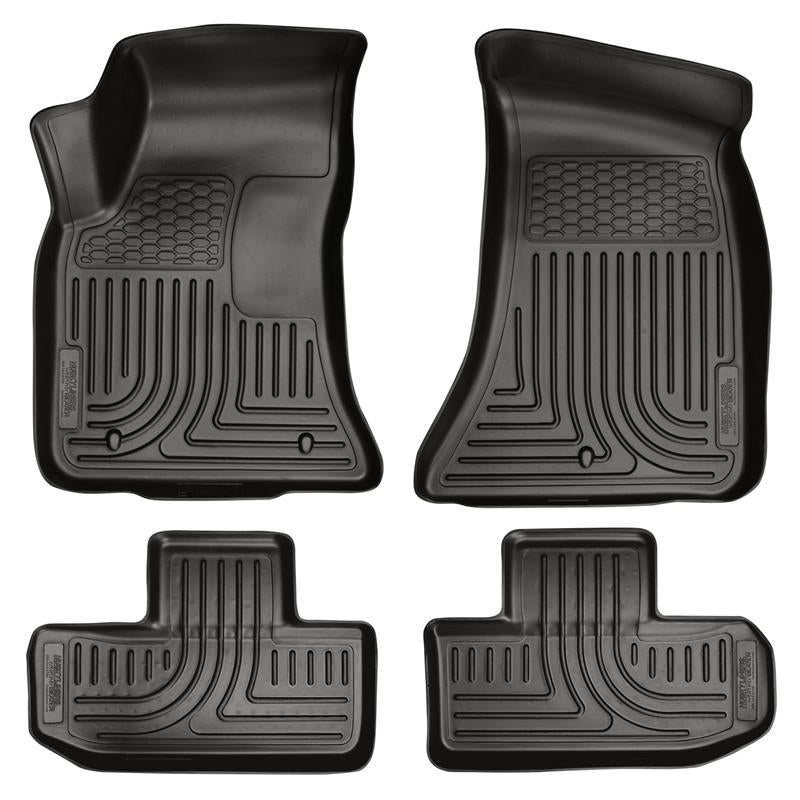 Husky Liners 98071 11-12 Dodge Challenger WeatherBeater Combo Black Floor Liners