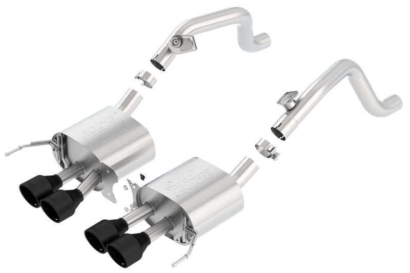 Borla 11869CB 14-18 C7 Corvette Stingray Axle-Back ATAK Exhaust 2.75in To Muffler Dual 2.0in Out 4.25in Tip